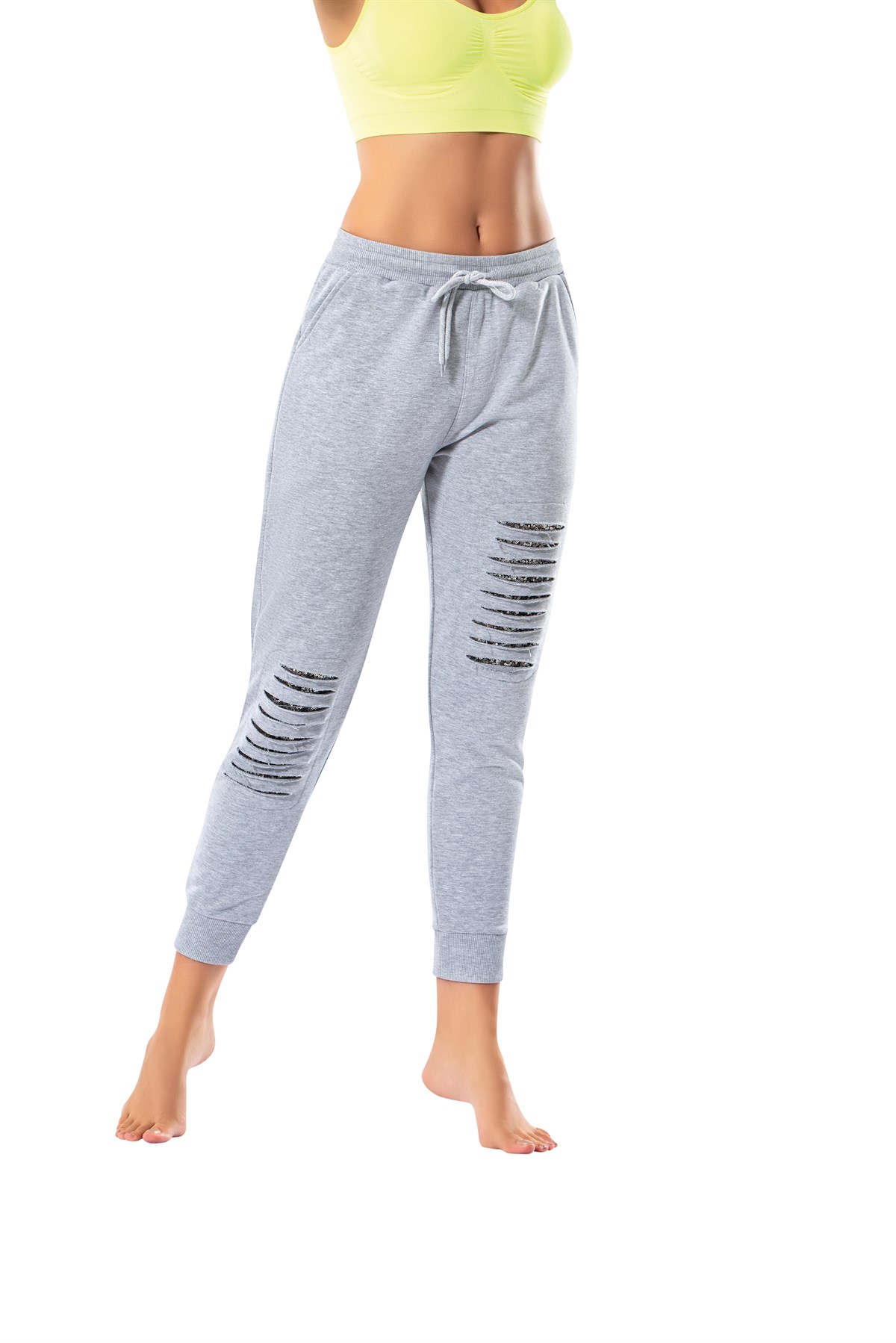 Bayan Gri Eşofman Altı